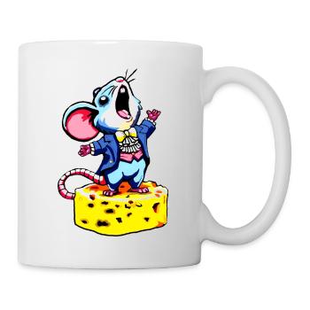 Singing Opera Mäuschen - Mug - white - Right