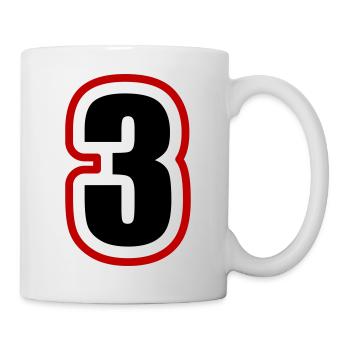 3 Number College - Mug - white - Right