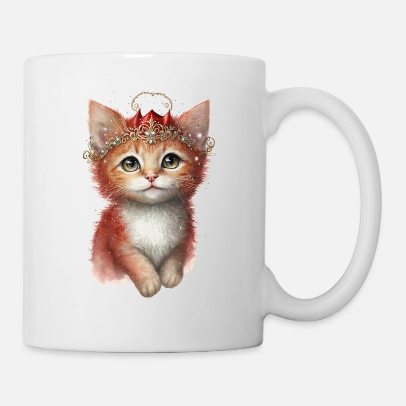 Cat-Ruby Red - Lieblingskatze für Kinder - Tasse - Weiß