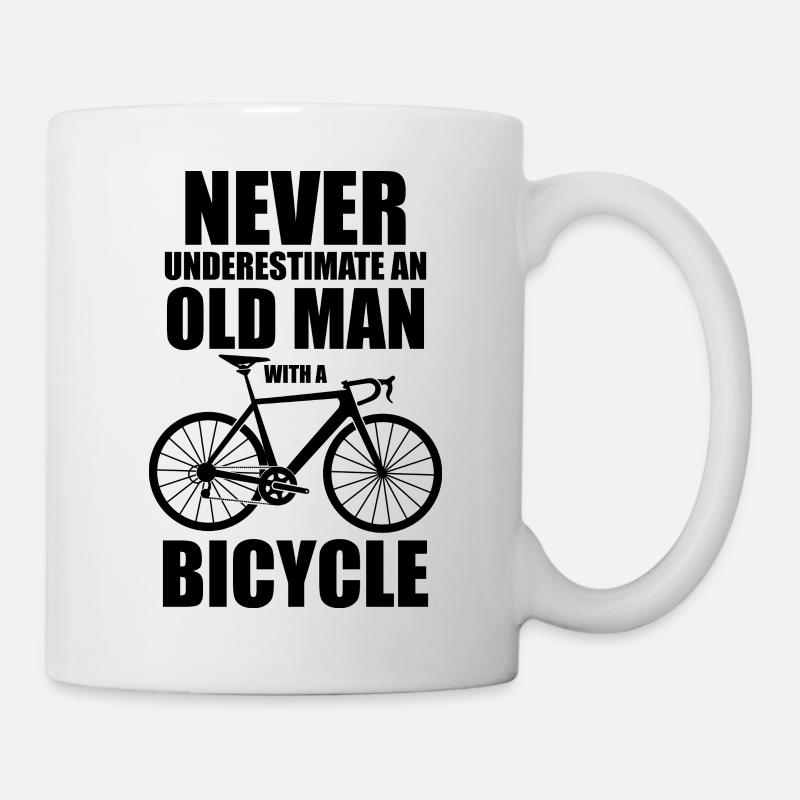 Funny Bicycle Saying - Mug - white