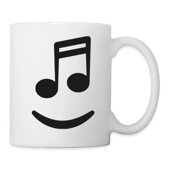 Musical Notes - Music Notes Laugh - Mug - white - Right