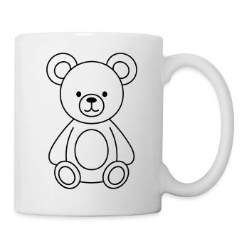 Teddy Bear - Mug - white - Right