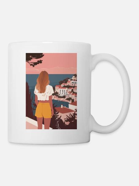 Holidays by the sea | AI - Mug - white