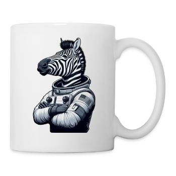 Zebra Astronaut: Space Exploration - Mug - white - Right
