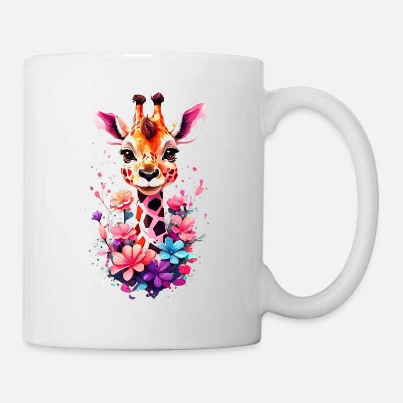 Giraffe V1 24 15 - Tasse - Weiß