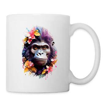Gorille V1 24 10 - Mug blanc - blanc - Droite