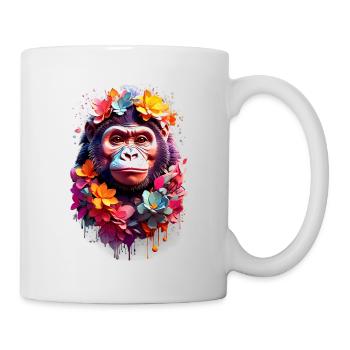 Gorille V1 24 15 - Mug blanc - blanc - Droite