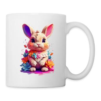 Hase Bunny V1 24 08 - Tasse - Weiß - Rechts