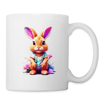 Hase Bunny V1 24 12 - Tasse - Weiß - Rechts