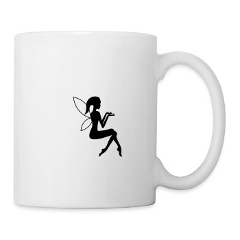 fee elfe halbmond fantasie - Tasse - Weiß - Rechts