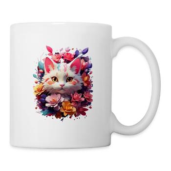 Katze Cat V1 24 16 - Tasse - Weiß - Rechts