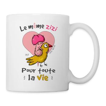 EVJF - Le Même Zizi Pour Toute La Vie - Mug blanc - blanc - Droite