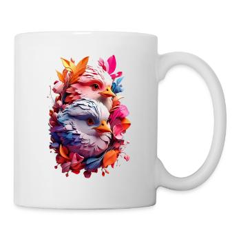 Vogel Bird V1 24 22 - Mug blanc - blanc - Droite
