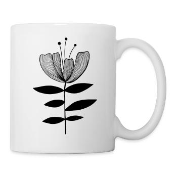 Tulpe - Tasse - Weiß - Rechts