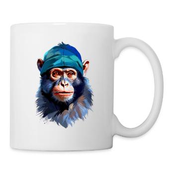 Affe V24 14 - Tasse - Weiß - Rechts