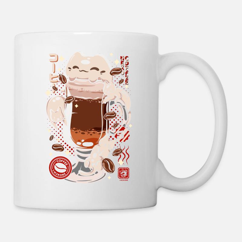Japan catpuccino coffee cat - Coffee - Mug - white