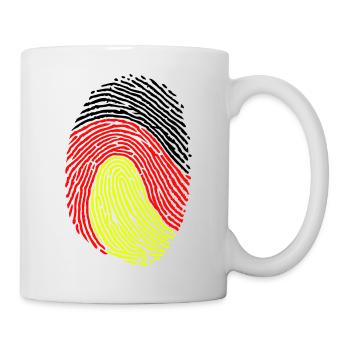 Carte d’identité allemande - Mug blanc - blanc - Droite
