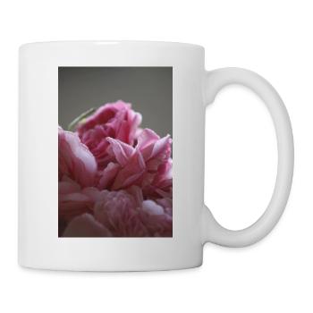 Heaps of pink roses - Mug - white - Right