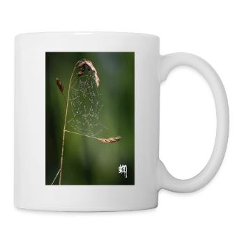 Spider Web, Dew & White Kumo - Mug - white - Right