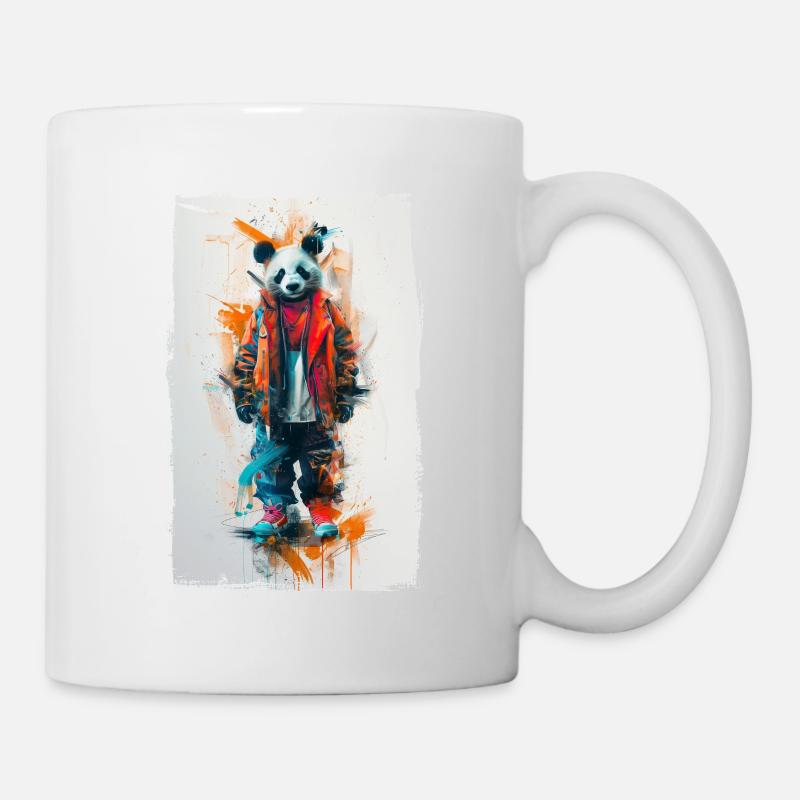 Panda coloré - Mug blanc - blanc