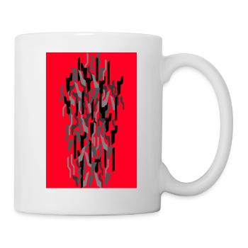 Camouflage Art – Stil trifft Jagd - Tasse - Weiß - Rechts