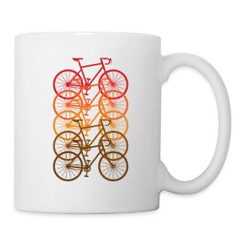 Bicycle Road Bike Vintage Retro - Mug - white - Right