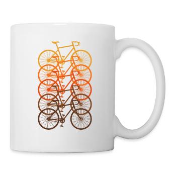 Bicycle Road Bike Vintage Retro - Mug - white - Right