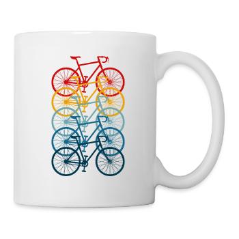 Bicycle Road Bike Vintage Retro - Mug - white - Right