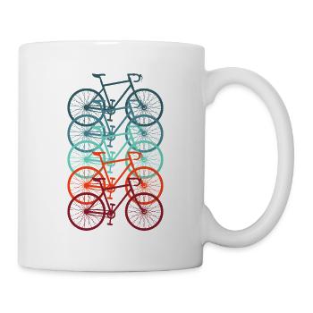 Bicycle Road Bike Vintage Retro - Mug - white - Right