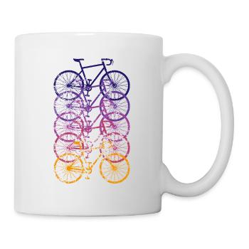 Bicycle Road Bike Vintage Retro Grunge - Mug - white - Right