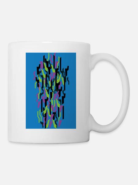 Camouflage Kunst - Tasse - Weiß