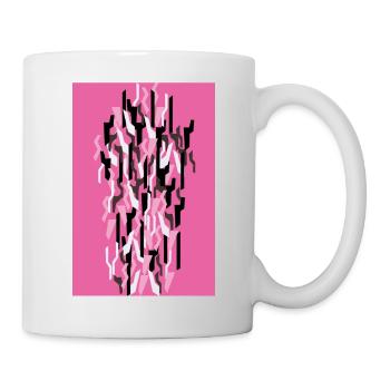 Camouflage Art Rose Gaming - Mug blanc - blanc - Droite
