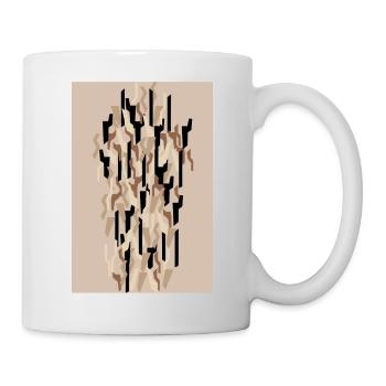 Camouflage Art Sable Jeux - Mug blanc - blanc - Droite