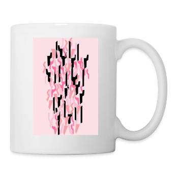 Camouflage Art Rose Gaming - Mug blanc - blanc - Droite