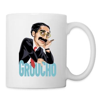 GROUCHO Le grand comédien du XXe siècle - Mug blanc - blanc - Droite