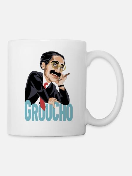 GROUCHO Le grand comédien du XXe siècle - Mug blanc - blanc