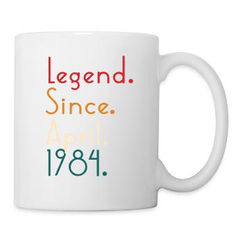 Legende seit April 1984 - Tasse - Weiß - Rechts
