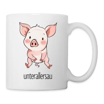 Little piggy #lovely toons - Mug - white - Right