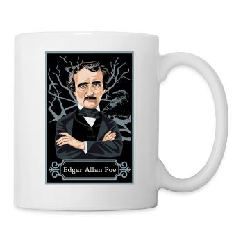 Edgar Allan Poe - Mug - white - Right