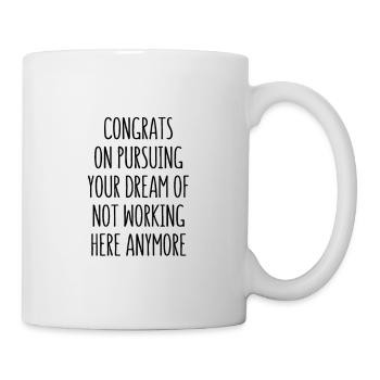 Marche des employés pour les femmes, marche des employés - Mug blanc - blanc - Droite
