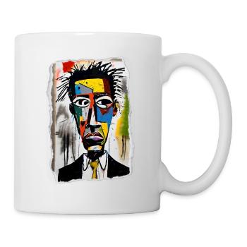 Modern Abstract Portrait - Mug - white - Right