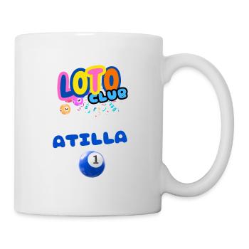 LOTO - BINGO - 1 - ATILLA - Mug blanc - blanc - Droite