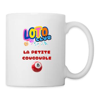 LOTO - BINGO - 8 - LA PETITE COUGOURLE - Mug blanc - blanc - Droite