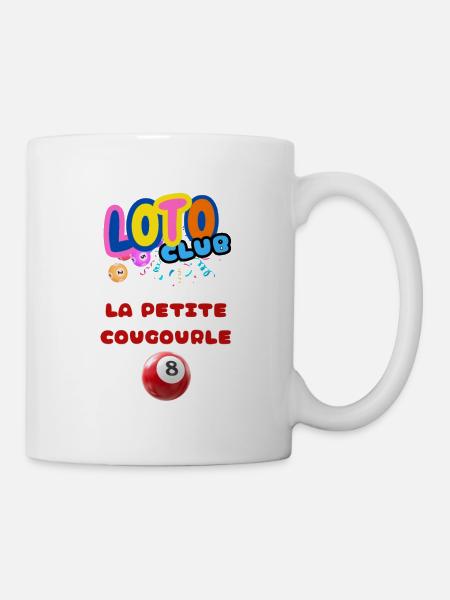 LOTO - BINGO - 8 - LA PETITE COUGOURLE - Mug blanc - blanc