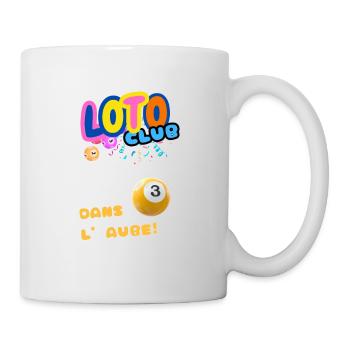 LOTO - BINGO - 3 - DANS L'AUBE - Mug blanc - blanc - Droite