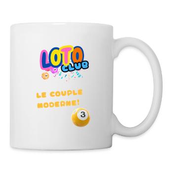 LOTO - BINGO - 3 - LE COUPLE MODERNE - Mug blanc - blanc - Droite