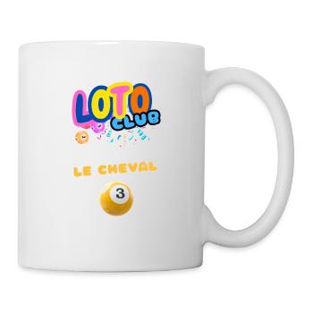 LOTO - BINGO - 3 - LE CHEVAL DE TROIE - Mug blanc - blanc - Droite
