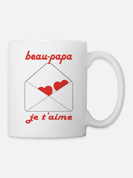 Beautiful daddy I love you - Mug - white