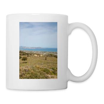 Landscape of Kos and view of the coastline - Mug - white - Right