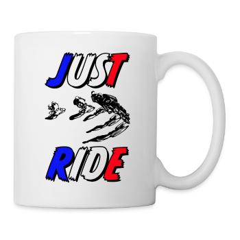 JUST RIDE BMX - Tasse - Weiß - Rechts